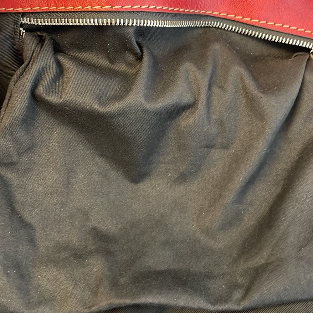 Reduced—CHLOE vintage Edith Dome Bowler red calfskin leather satchel tote, VGC - Picture 9 of 16